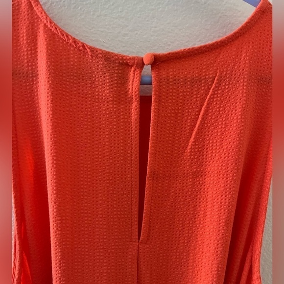 a new day orange maxi dress tie front xs - Picture 4 of 6
